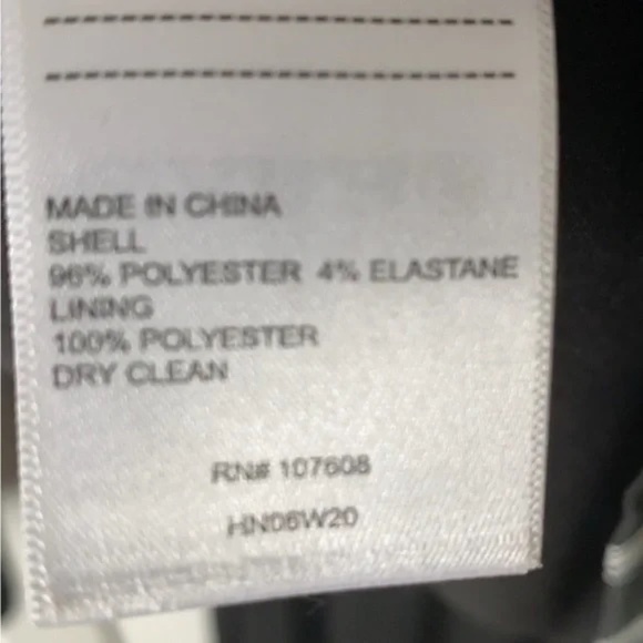 LAUNDRY BY SHELLI SEGAL DRESS v neck black & White pin stripes size 2 - Picture 2 of 6